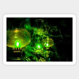 Vintage Oil Lamps Pt. 3 Sticker